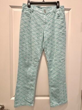 Doncaster Light Aqua Patterned Women’s Jeans